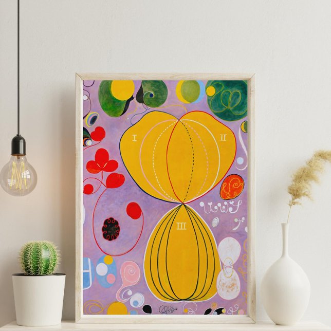 Poster Hilma af Klint - O Dez Maior N.º 7 (Criador carregado)