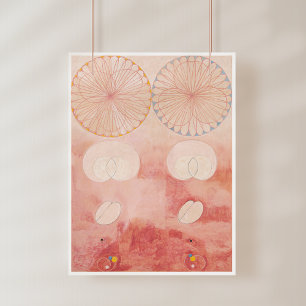 Poster Hilma Af Klint, O Dez Maior No9, Abstrato Art