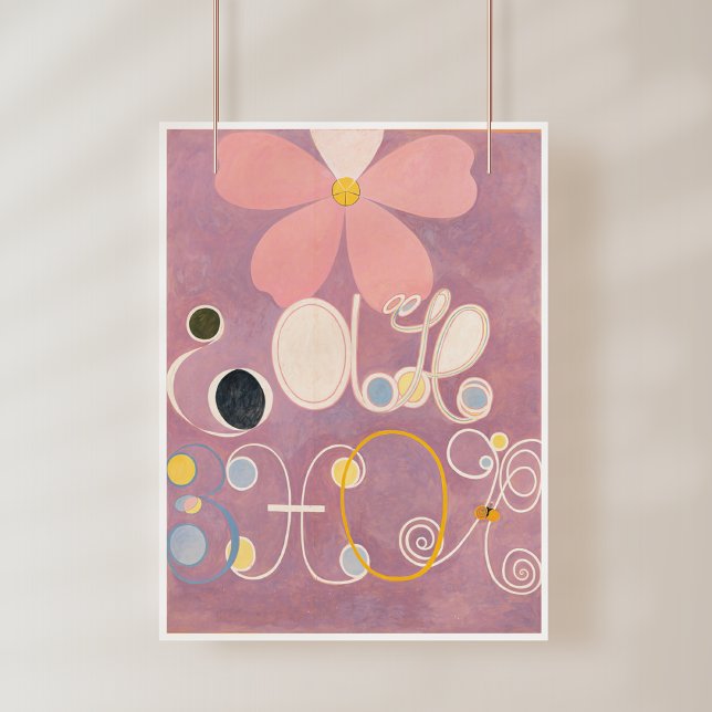 Poster Hilma Af Klint, Os Dez Maiores Nº5, Arte Abstrata (Criador carregado)