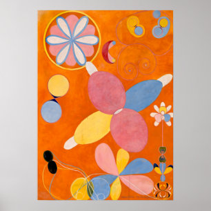 Poster Hilma af Klint - Os Dez Maiores, No.4, Juventude
