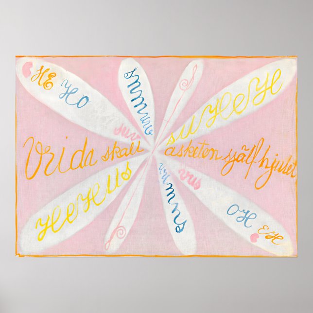 Poster Hilma af Klint - The Eros Series, nr 5 (Frente)