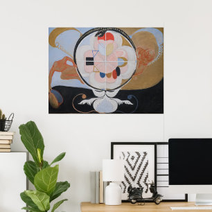 Poster Hilma Af Klint, The Evolution No.13, Abstrato Art