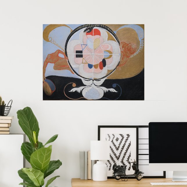 Poster Hilma Af Klint, The Evolution No.13, Abstrato Art (Escritório em casa)