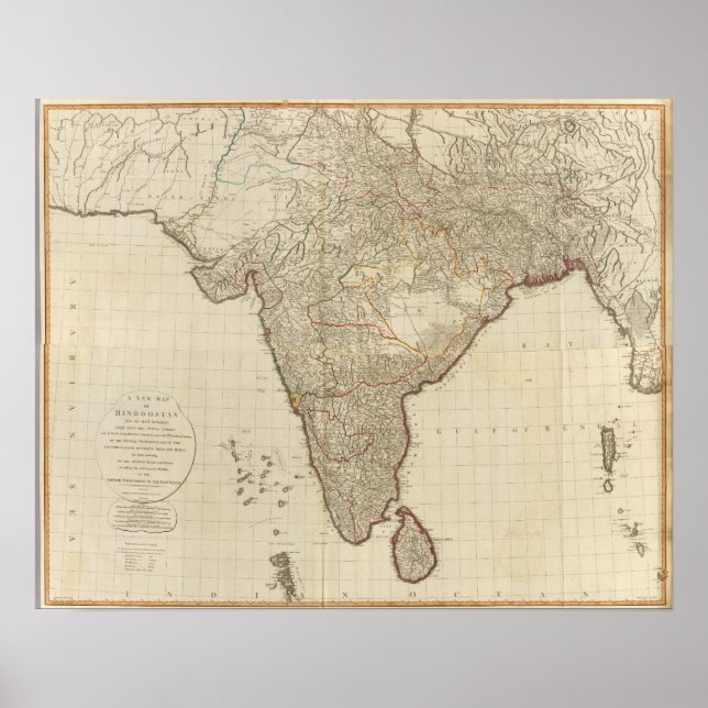 Póster Hindoostano composto (Frente)