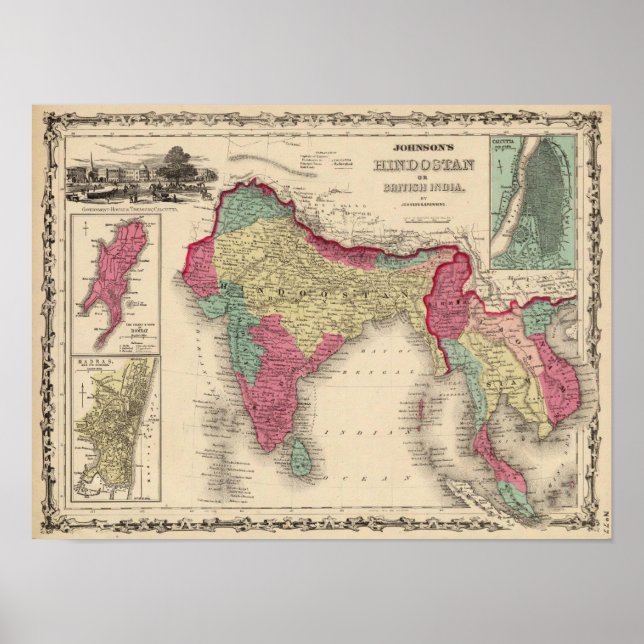 Poster Hindostan Ou British India 2 (Frente)