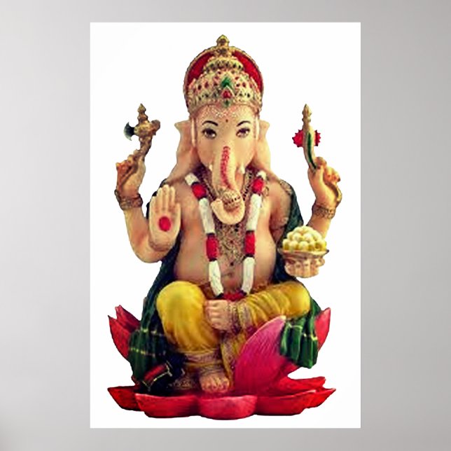 Poster Hindu Deus Ganesh (Frente)