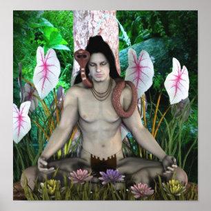 poster hindu do deus do shiva de 14,95