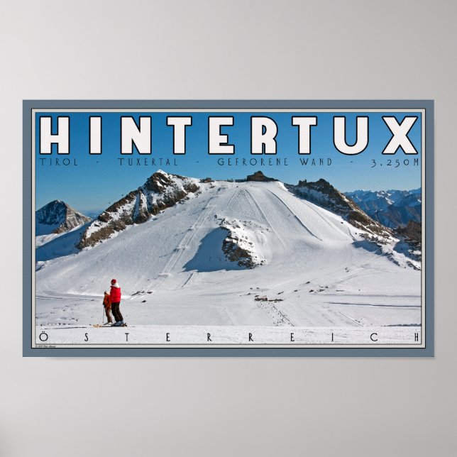 Póster Hintertux - A varinha Gefrorene (Frente)