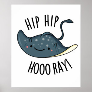 Poster Hip Hip Hoo-ray Piada Engraçada do Raio Manta