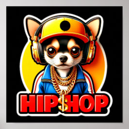 POSTER HIP HOP CHIHUAHUA
