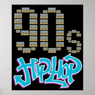 Poster Hip Hop Clássico Oferece Hip Hop Clássico