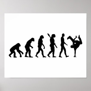 Póster Hip-hop da evolução
