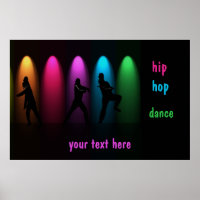 Hip Hop Dance Girls no Modelo Palco