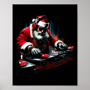 Poster Hip Hop Papais noeis Dj Natal 1