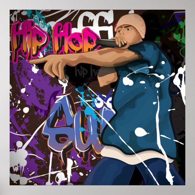 Poster Hip Hop Star (Frente)