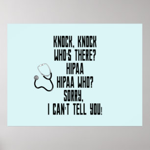Poster HIPAA Humor