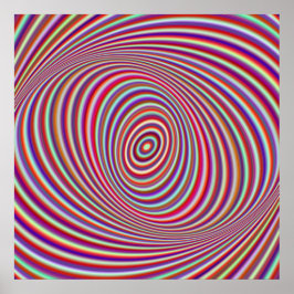Póster Hipoglicemia neon