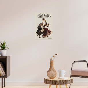 Poster Hipopótamo e Girafa Dançam