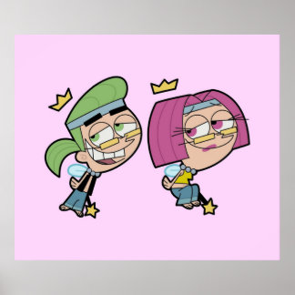 Poster Hippie Cosmo E Wanda