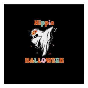 Póster Hippie halloween