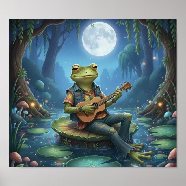 Poster HippieFrogMusician (Frente)