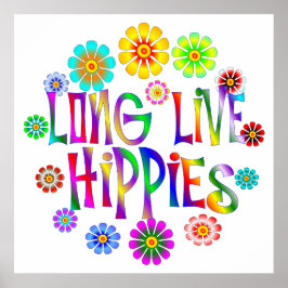 Póster Hippies Vivos