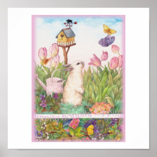 Póster Hippity Hoppity Cony Birdhouse
