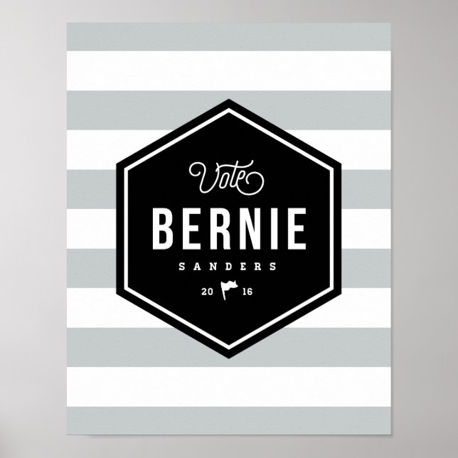 Póster Hipster Bernie (Frente)