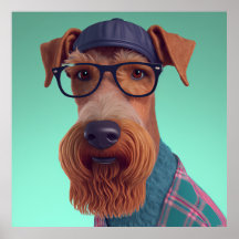 Hipster de Cachorro Airedale Terrier