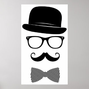 Poster Hipster elegante