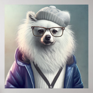Poster Hipster Eskimo-Poster