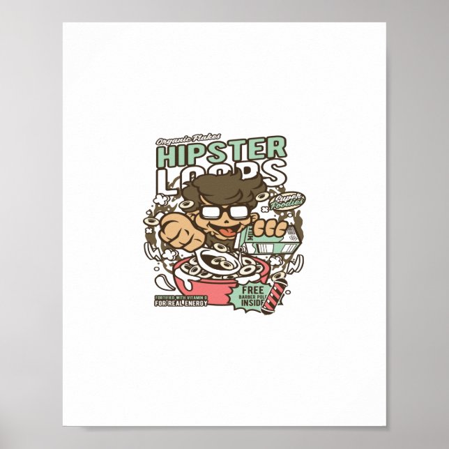 Poster Hipster Loops (Frente)