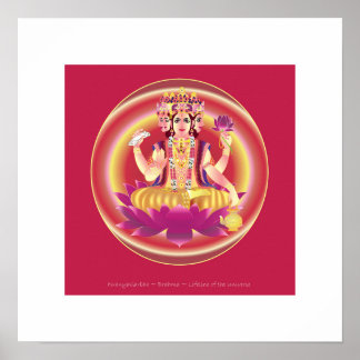 Poster hiranyaGarbha ~ Brahma ~criadorDeus