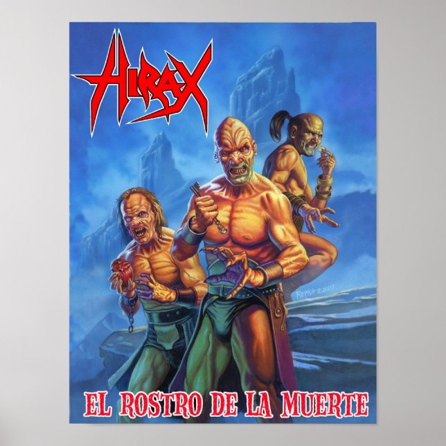 Póster HIRAX_El_Rostro_de_la_Muerte_Poster (Frente)