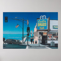 hiroshi nagai pintura cidade pop e avião