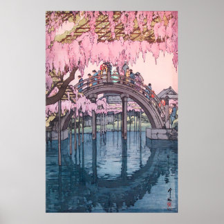 Poster Hiroshi Yoshida – Ponte Kameido (1927)