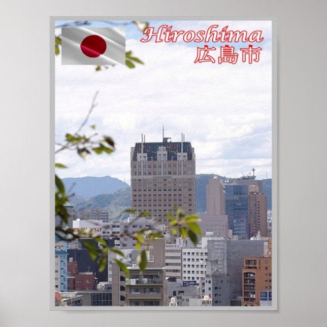 Poster Hiroshima - Japão - (Frente)