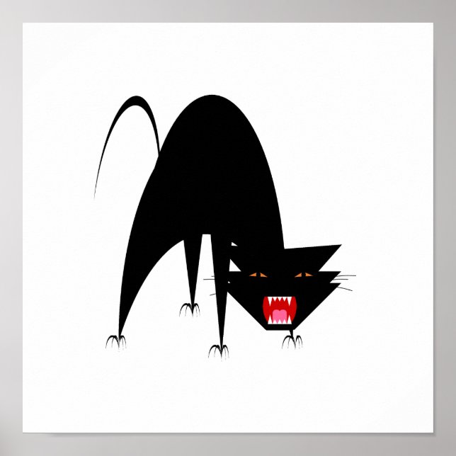 Poster Hissing Cat (Frente)