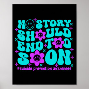 Poster História de Conscientização sobre Prevenção Não De