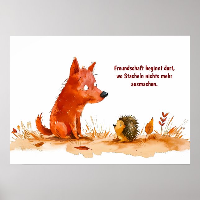Poster História em Quadrinhos em Aquarela de Cachorro e O (Frente)