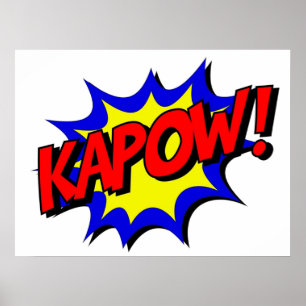 Poster História em quadrinhos Kapow