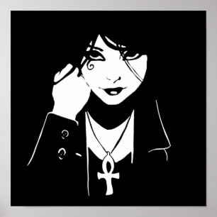 Poster História em quadrinhos Morte Vertigens DC Sandman