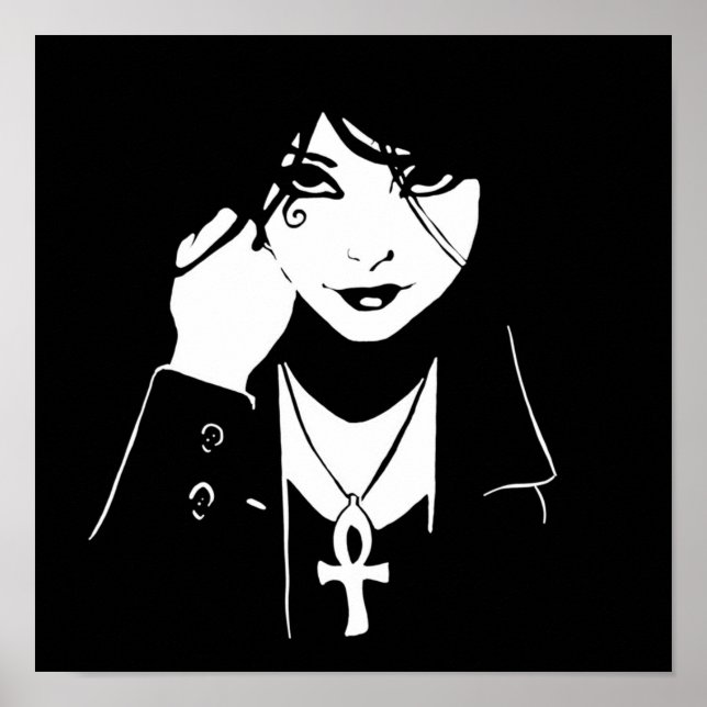 Poster História em quadrinhos Morte Vertigens DC Sandman (Frente)