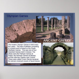 Poster História, Grécia Antiga, Jogos Olímpicos