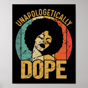 Poster História Indesculpável de Negra Drogada Mês Africa