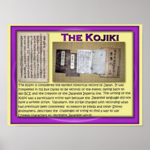 Póster História, Japão, Kojiki