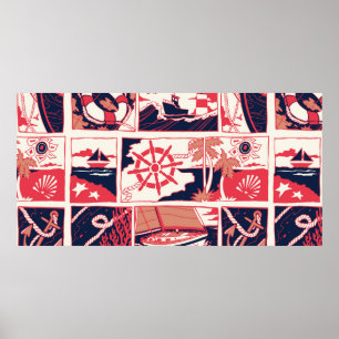 Poster História marinha