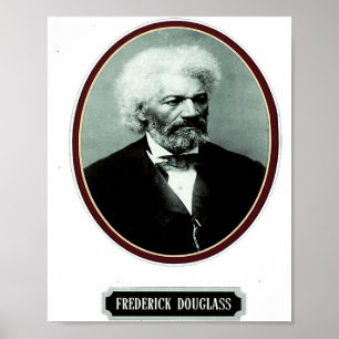 Poster História Negra Americana Frederick Dougl Camiseta