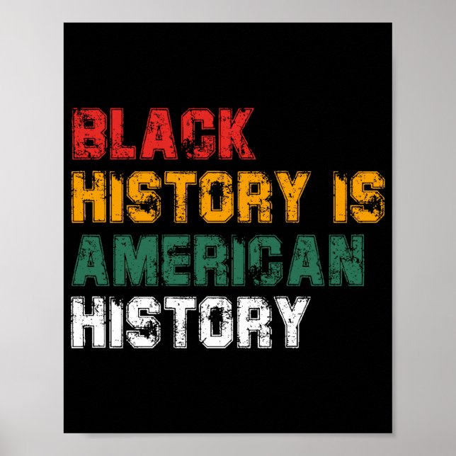 Poster História Negra É História Americana (4) (Frente)
