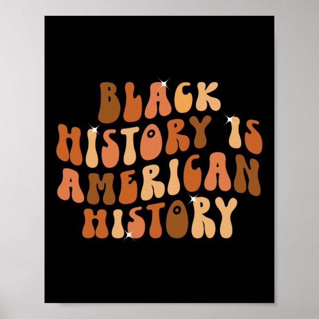 Poster História Negra É História Americana Bhm African Gr (Frente)